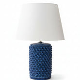 Ceramic Pinecone-Shaped Lume - Deep Blue