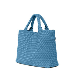 NEOPRENE MEDIUM TOTE BAG LIGHT BLUE