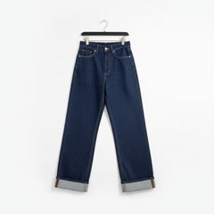 Raw Indigo Loose Fit Jeans.