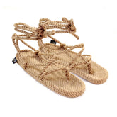 ROMANO - ROPE SANDALS BEIGE