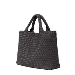 NEOPRENE MEDIUM TOTE BAG DARK GREY