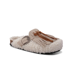 Fringed Mules