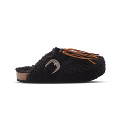 Fringed Mules