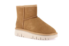 Suede-effect ankle boot CUOIO