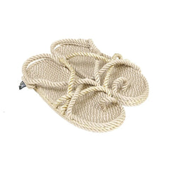 TOE JOE - ROPE SANDALS - NAVY + GREY