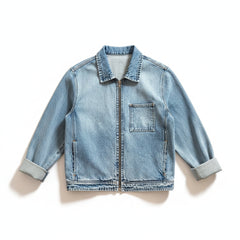 Faded Mid Blue Relaxed Denim Jacket